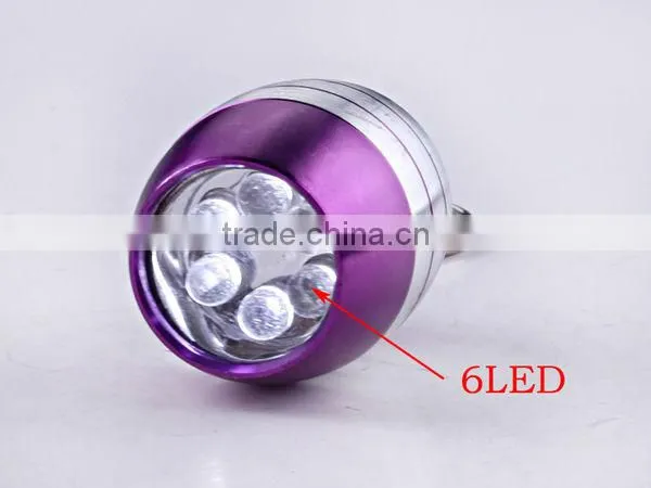 6LED Portable Mini Led Flashlight Keychain