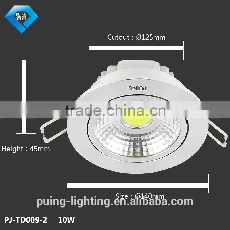 2015 Hot Sale High Quality LED Downlight LED Slim Down Light 10W
