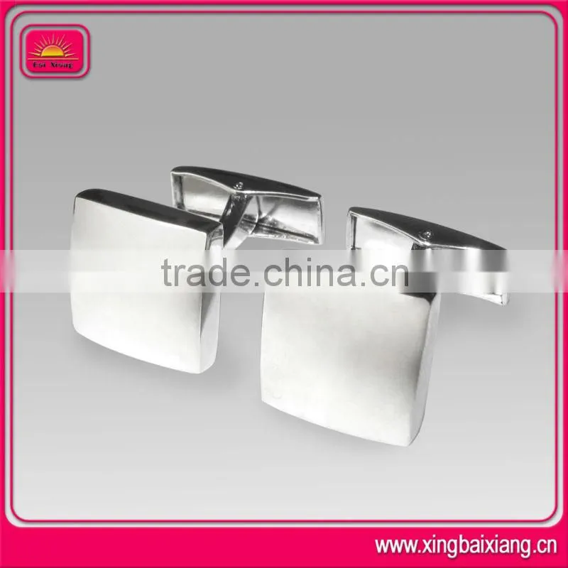 het sell fashion promotion silver alloy cufflink