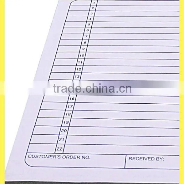 Sales-order book 33 triplicate forms printing company in china