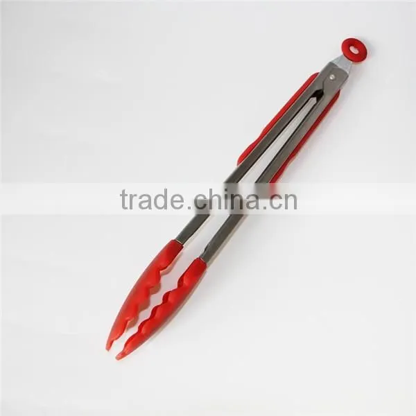 Different types hand tongs food serving tongs