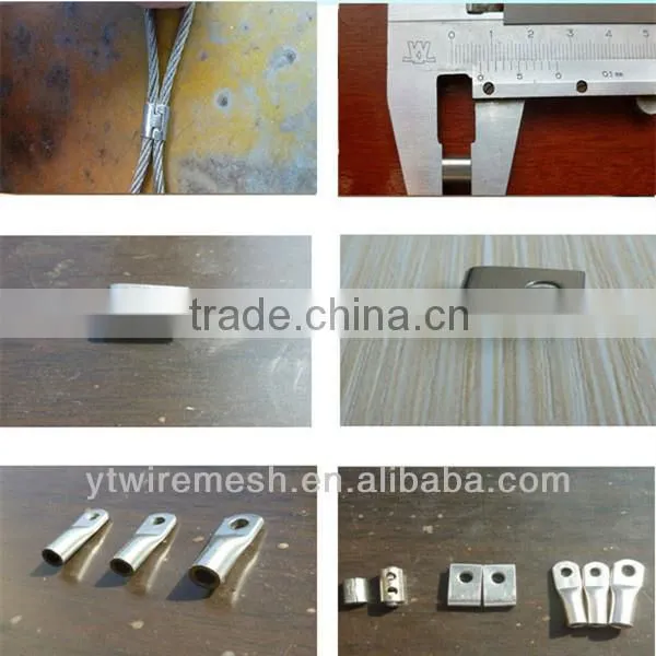 Antirusted Stairs safety rope mesh
