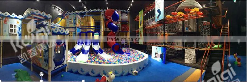 Kaiqi Playground Equipment Trampoline with high quality KQ60153B