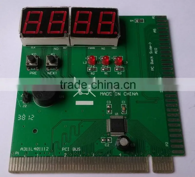 4-Digit PCI Diagnostic Card Analyzer Tester