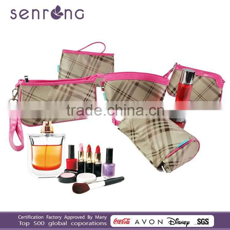 promotion mesh cosmetic packing bag microfibre cosmetic bag