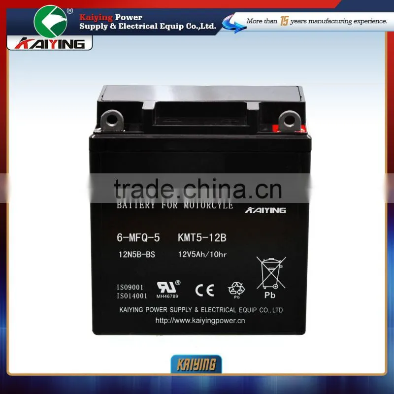 12V4Ah Motorcycle Battery VRLA Battery Rechargeable Free Maintence Battery