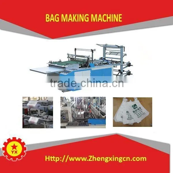 hot sale t-shirt rubbish vest bag sealing machine factory