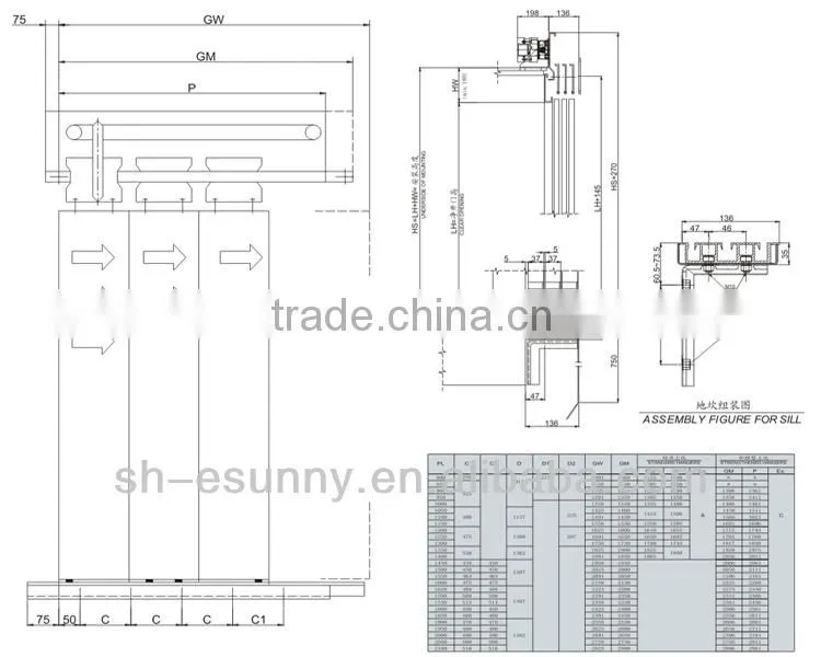 Low noise vvvf safe and stable Selcom Type Door operating machine