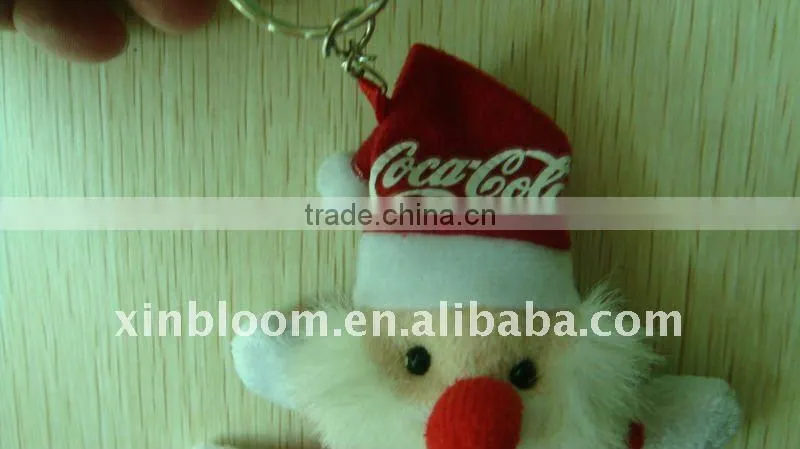 santa claus plush magnet