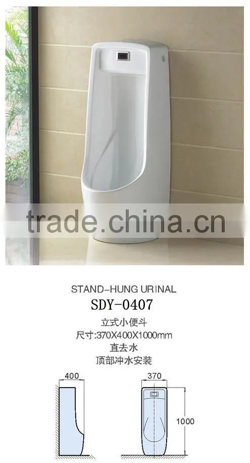 Whole sale ceramic standing bathroom men's sersor urinal