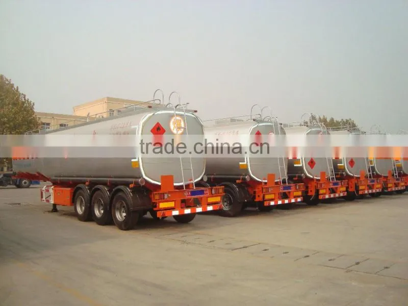 cimc leak proof structure 2 man holes steel shell 3 axle petroleum tank trailer