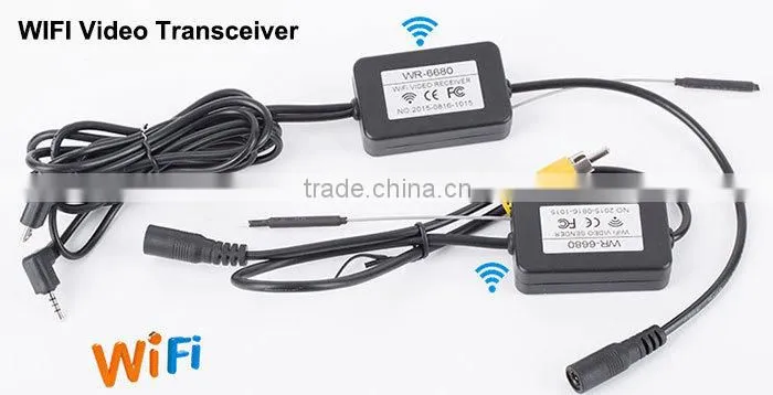 digita 2.4G wifi wireless 4.3inch wire free one second startup waterproof HD car rearview mirror
