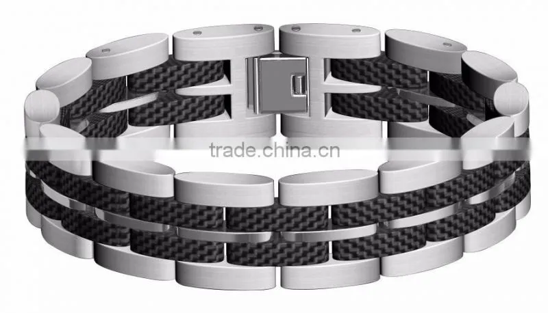 10 mm Wide blue 316L Stainless Steel Bracelet for men Most Popular Products bracelet