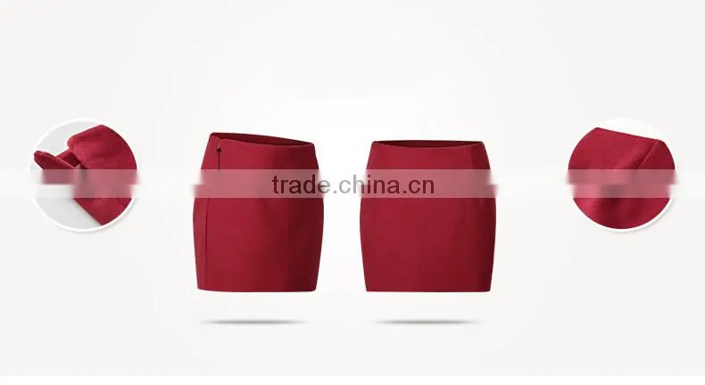 The most bright eye the most fashion lady pure color skirt, joker fashion ladies dress