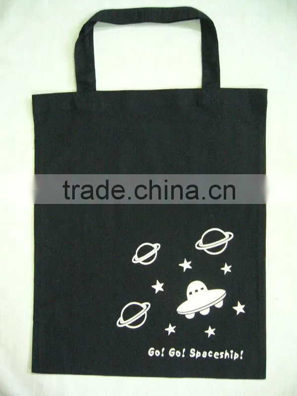 cotton canvas custom silk sreen printed canvas tote bag