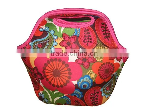 custom neoprene picnic bag,neoprene thermos picnic bag with shoulder straps