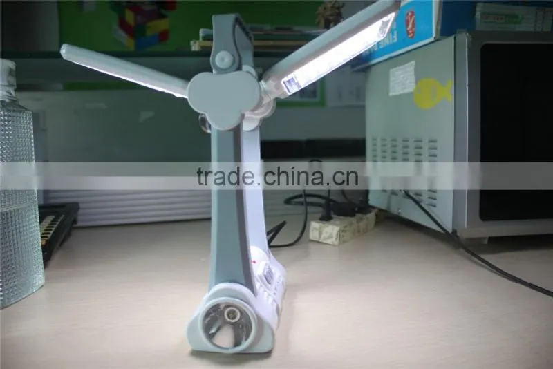 agriculture solar powered LED marine led emergency light with portable electric torch unit