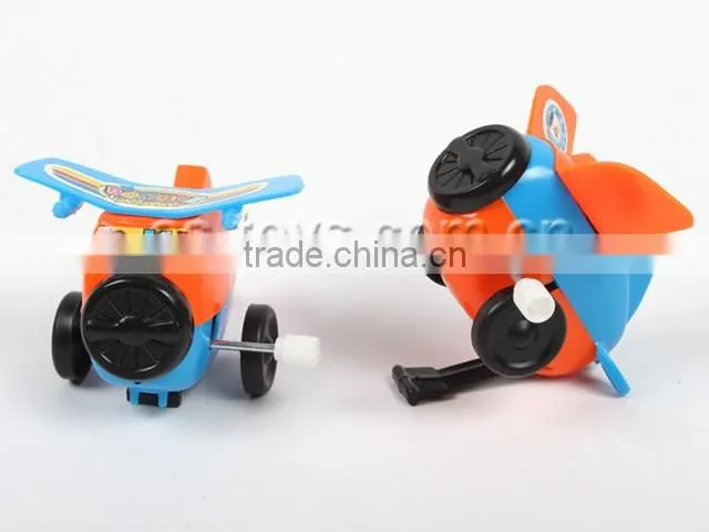baby plastic mini plane wind up plastic toy