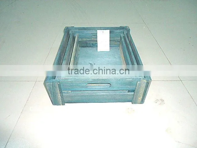 wooden storage box