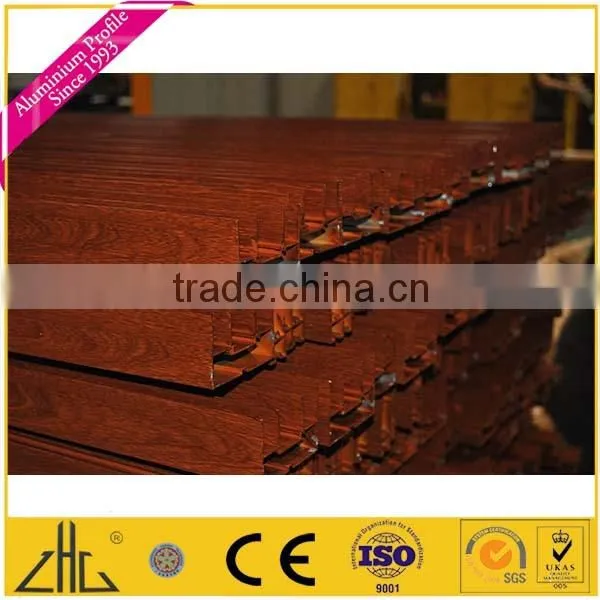 Wow!! wood grain aluminium price per kg/wood style aluminium extrusion profiles manufacturer/wood aluminium profile factory OEM