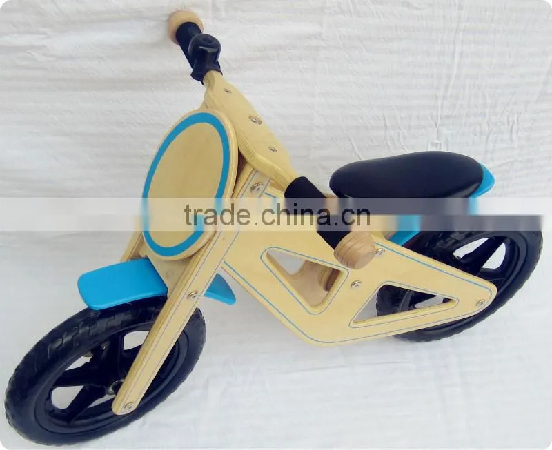 2014 Hot sale wooden kids first bike/ kid learner bike