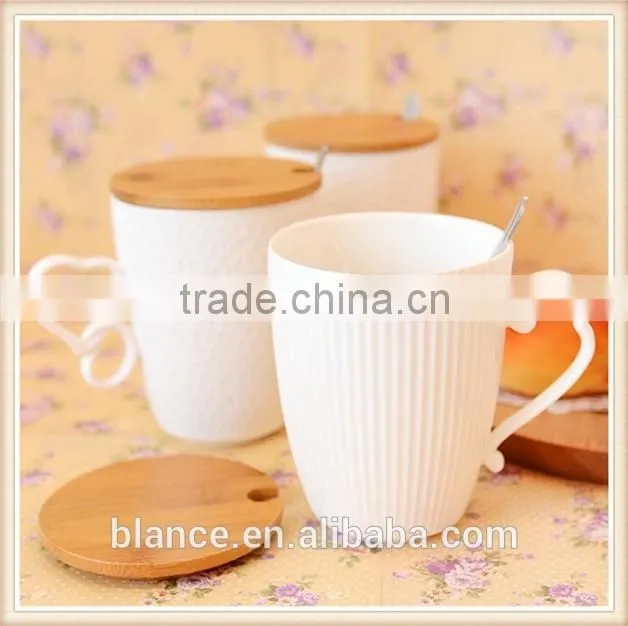 white personlized coffee tea cup promotion