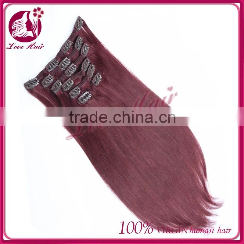 High quality with hot sale best Price clip in malaysian hair extensions,Virgin Malaysian Human Hair Clip In Hair Extensions