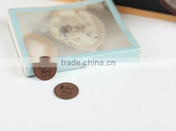 brand use pu leather patch