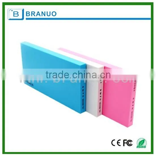 high quality ultra thin 10000 mah slim power bank
