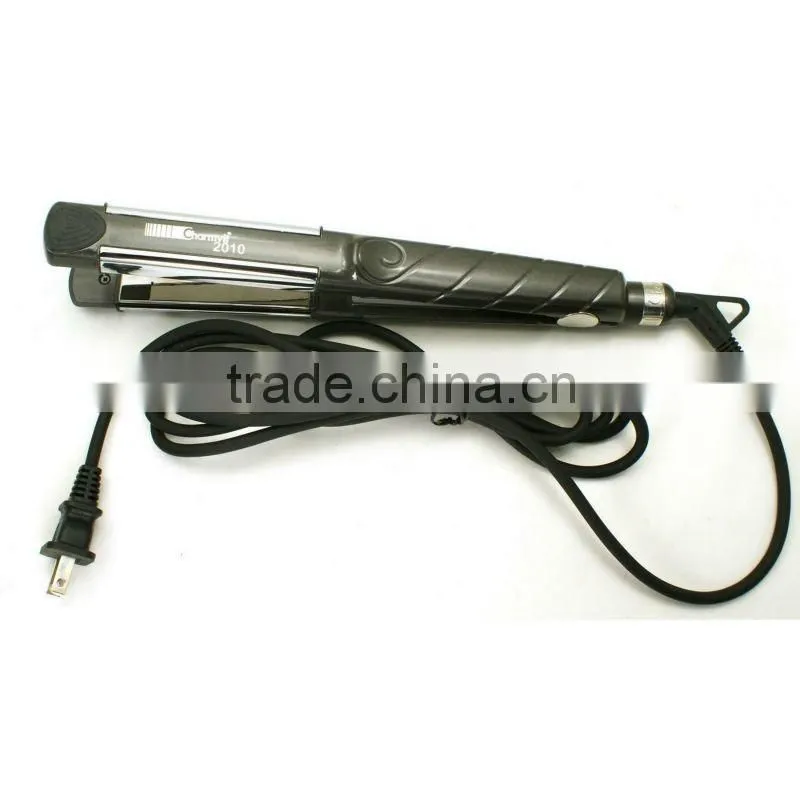 professional LED multifunctional titanium hair salon straightener B030