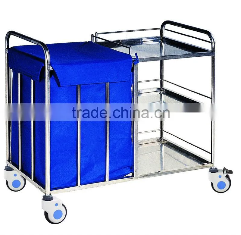 Stainless steel trolley for treatment F-16