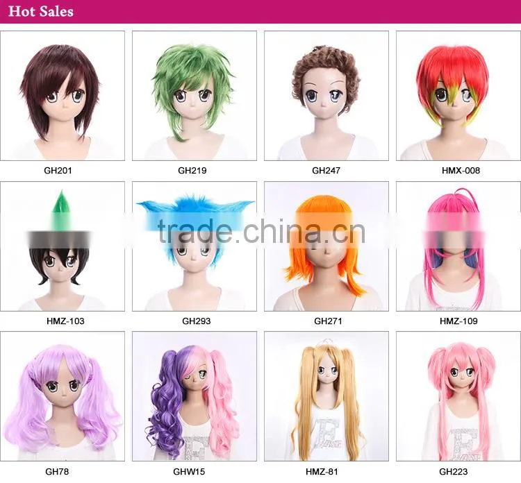 Synthetic Cheap Fiber Wig Mituna Cosplay