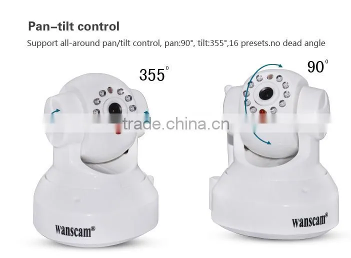 HD motion detect alarm wireless ip camera security system HW0024-G