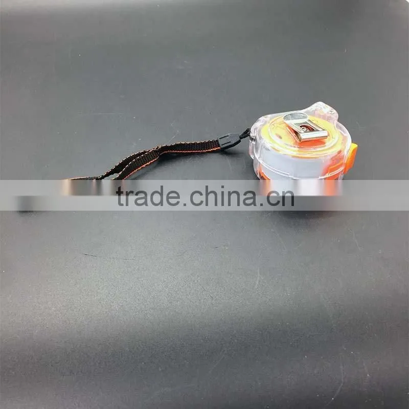 Transparent and resistant tape measure