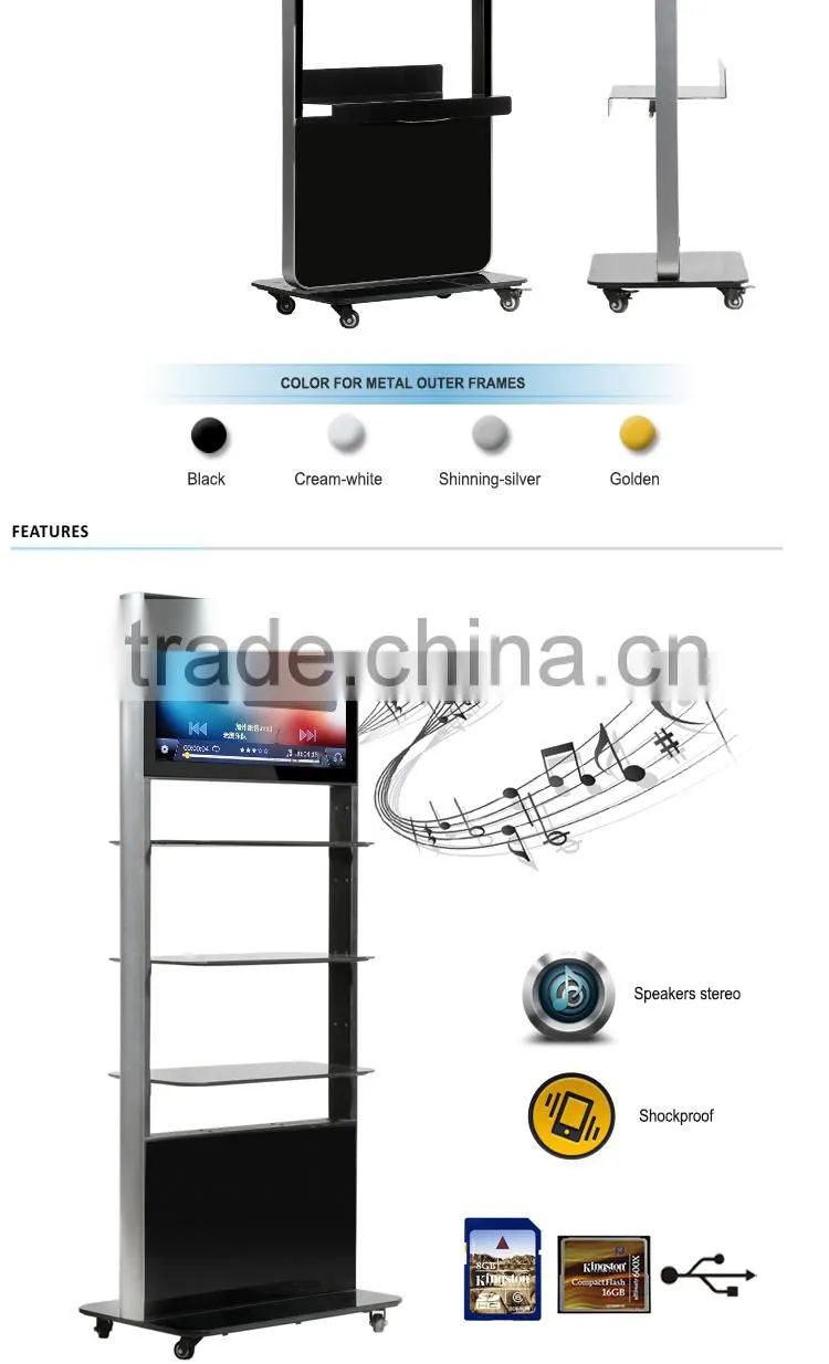24 Inch Goods Shelf Video Advertising Display