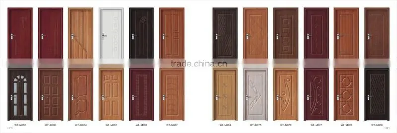 Best price custom interior pvc doors for residential house