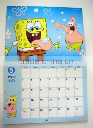 Funny childrens calendar printing with Best Quality