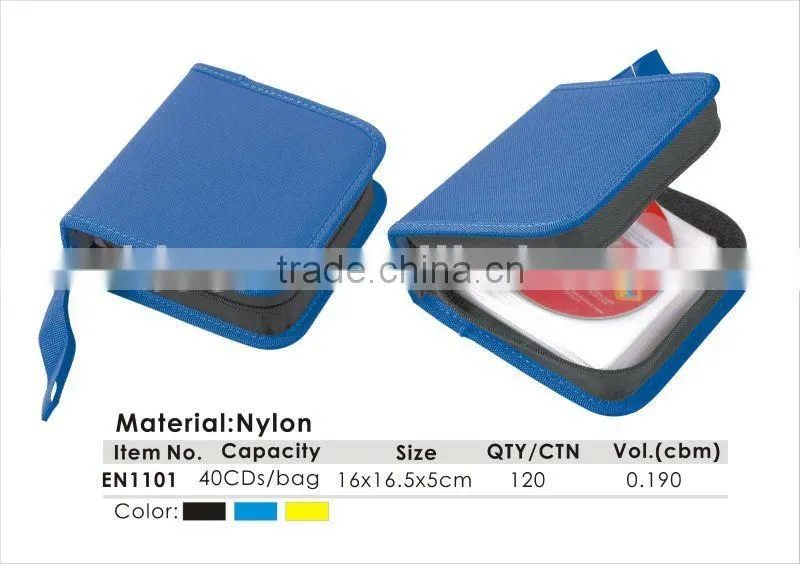 Good Quality Different Colors PVC 80 CD Bag