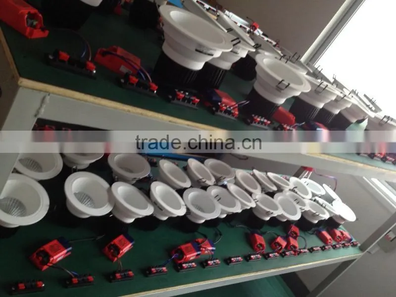 China supplier aluminum with anti glare led downlight dimmable with 3 years warranty