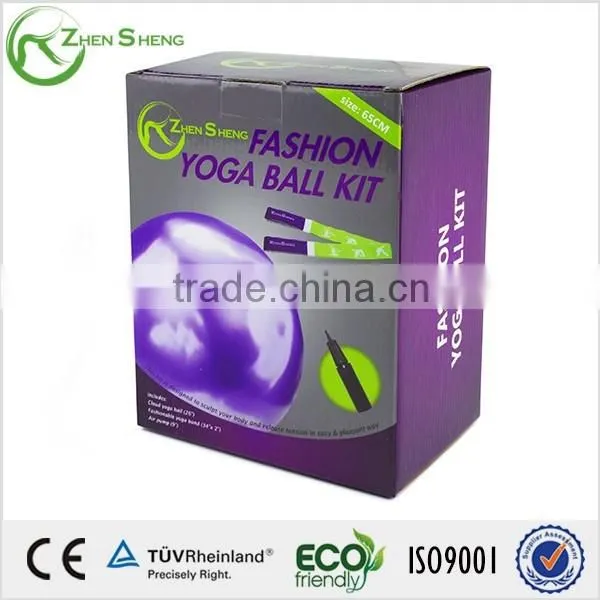 ZHENSHENG exercise stability ball with pump