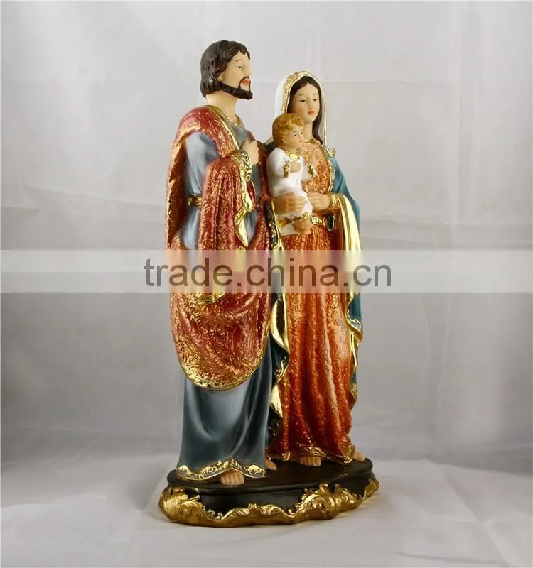 Factory Custom-Made High Quality Resin Holy Family Of Catholic Religious Souvenirs