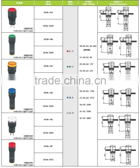 Bicycle Turn Signal Light Test Signal Light (AD56-16S)