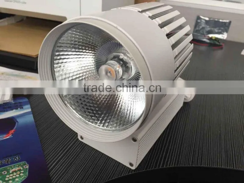 New design high power 20W 30W 40W 50W led track light,cob led Track light width high quality