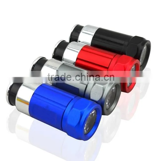 Jyicoo LED Car Cigarette Lighter Adapter Torch Ultra Mini LED Rechargeable Flashlights silah el feneri