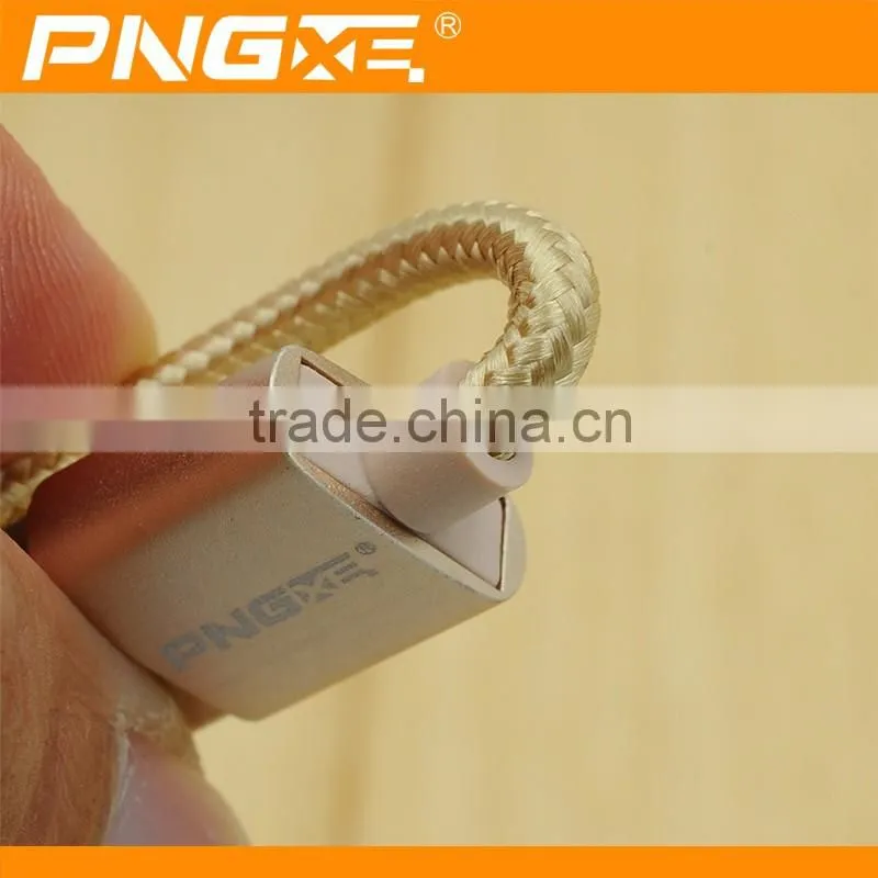 Professional cable companies high quality leather micro usb data cable for iphone 6 6s 6plus