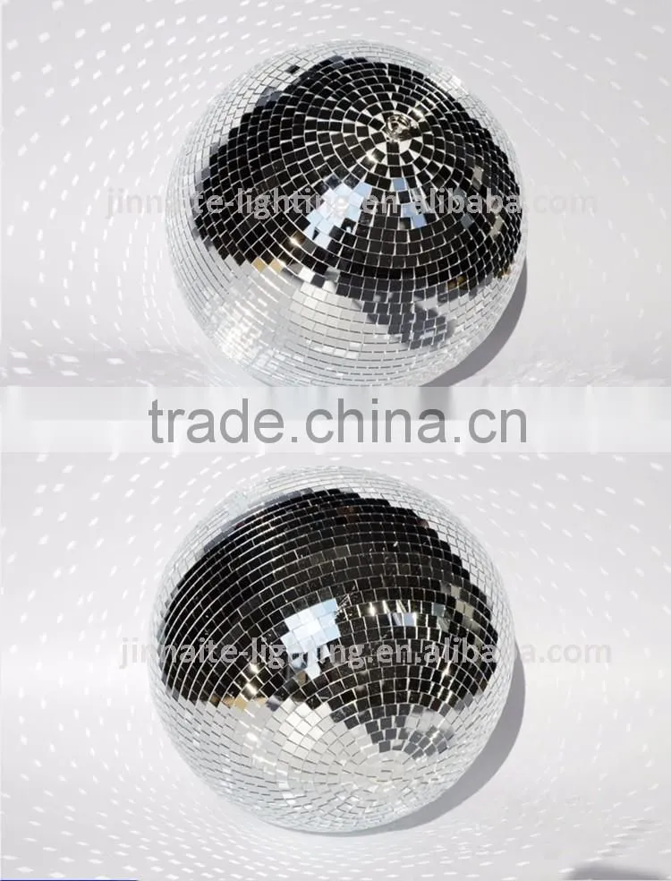 High quality with all size reflection rotation hanging mirror / glass ball light