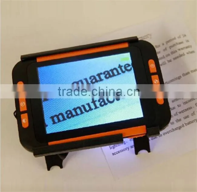 New! 3.5inch LCD Portable Video Magnifer for low vision people Low vision aid Digital Magnifier electronic reading aid