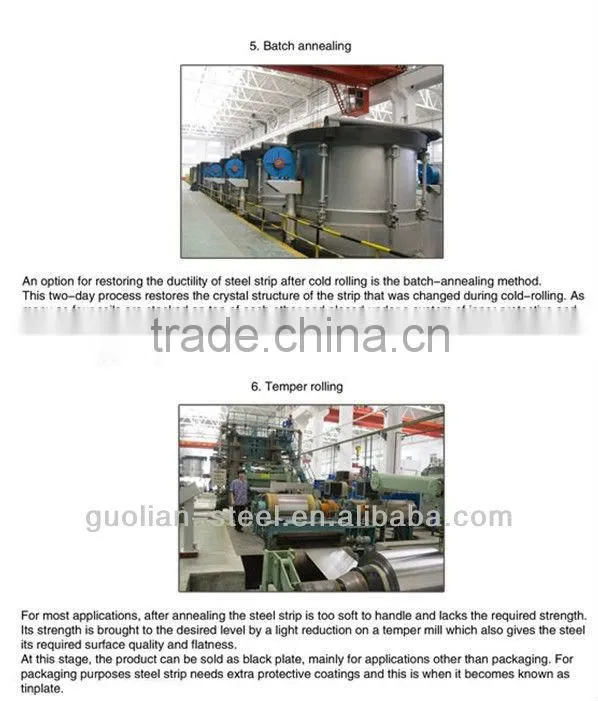 Electrolytic Tin Plate for Food Cans
