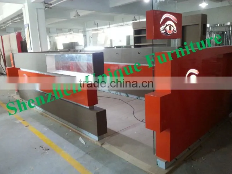12ft by 12ft eyebrow threading mall station brow bar kiosk
