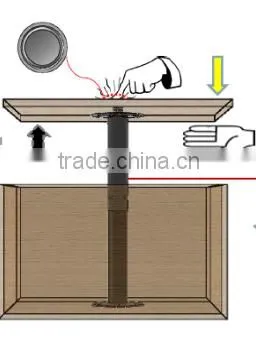 height adjustable lifting table by hydraulic for housing of japanese style